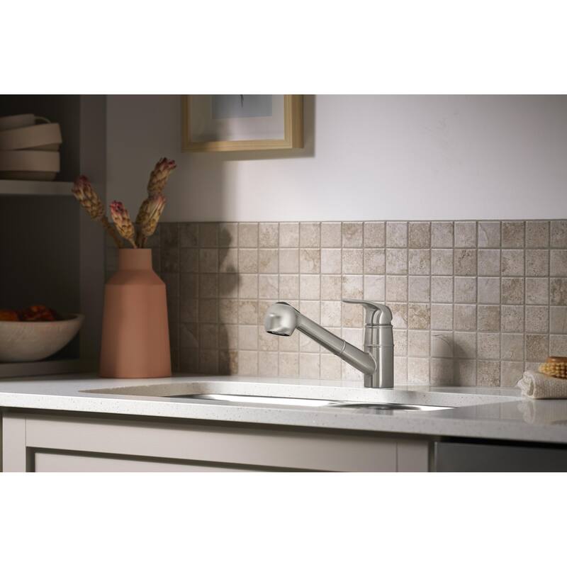 Sterling Valton 1.5 GPM Single Hole Pull Out Kitchen Faucet
