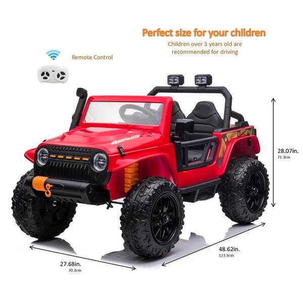 Red Electric Vehicle Ride on Car