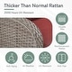 preview thumbnail 25 of 68, Outdoor Swivel Rocker Chairs with Sofa Table