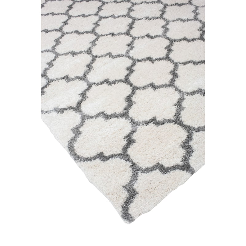 Noori Rug Lux Ava Trellis 2-Inch Shag Rug