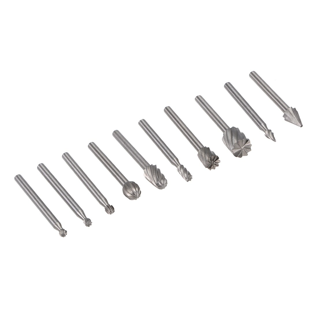 Shop Rotary File Drill Bit Set 1 8 Shank Burrs Grinding Cutter