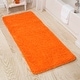 preview thumbnail 14 of 43, 58x24-Inch Bathroom Runner with Non-Slip Backing - Absorbent High-Pile Chenille Memory Foam Bathroom Rug by Windsor Home Orange