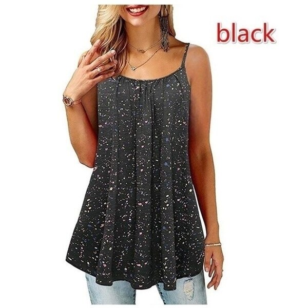 spaghetti strap flowy top