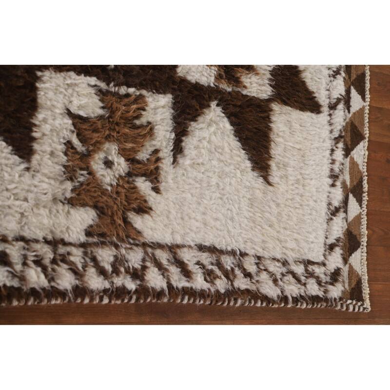 Plush Turkish Anatolian Oriental Runner Rug Hand-knotted Wool Carpet - 3'7"x 10'11"