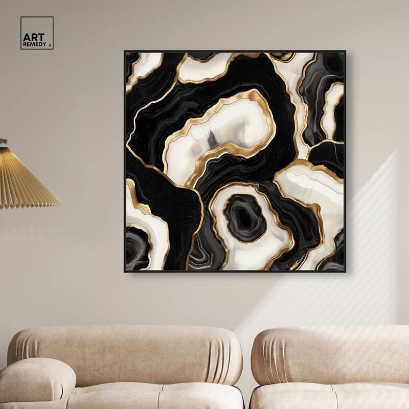 Coal Core Canvas by Art Remedy