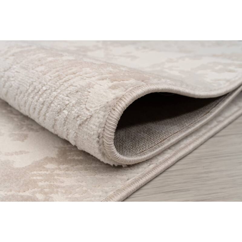 Ladole Rugs Abstract Pattern Home Decor Indoor Cream Area Rug