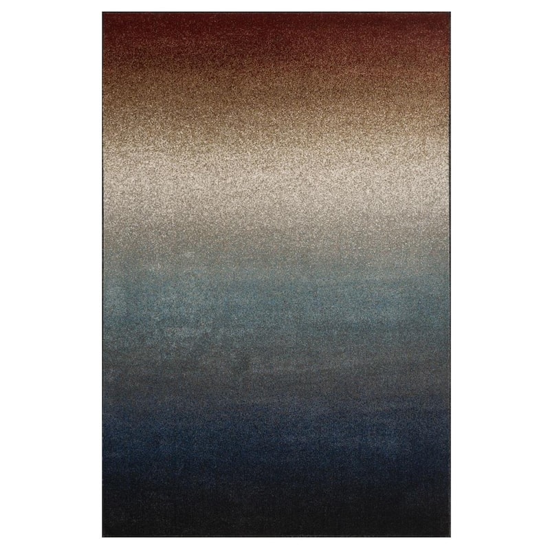 Luxe Weavers Modern Abstract Ombre Multi 5x7 Area Rug - 5' x 7'