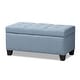 preview thumbnail 19 of 18, Contemporary Fabric Storage Ottoman by Baxton Studio Blue