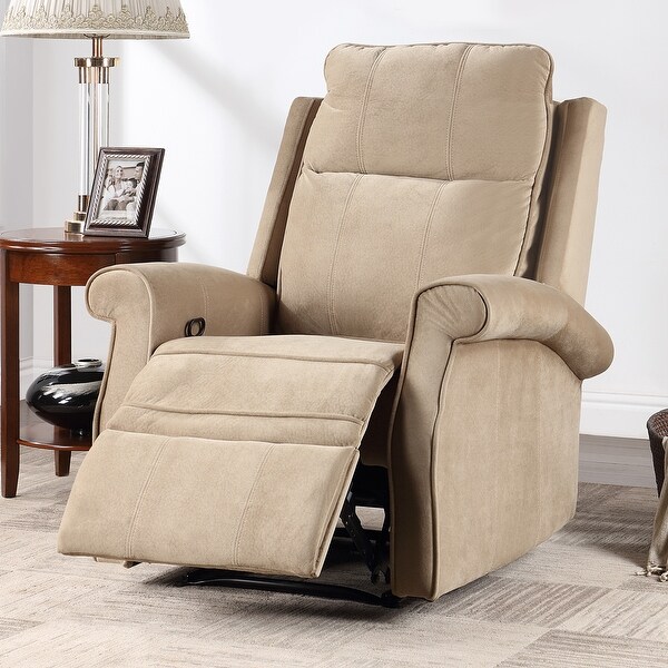 Contemporary Single Recliner Chair, Leisure Accent Sofa Chair, 90