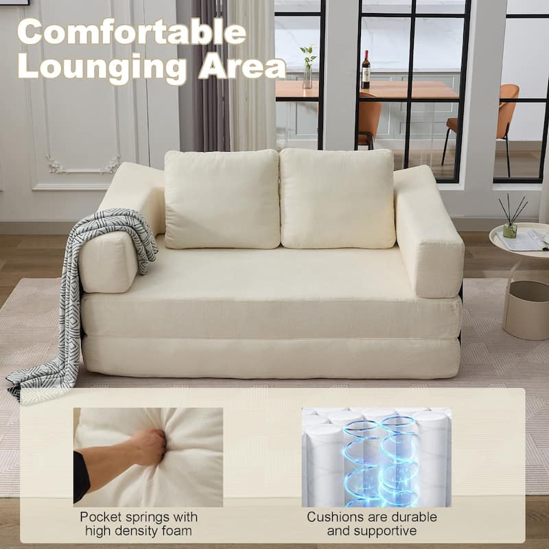 Ultimate Modern Sofa Bed,Convertible Chair,Floor Couch for Living Room