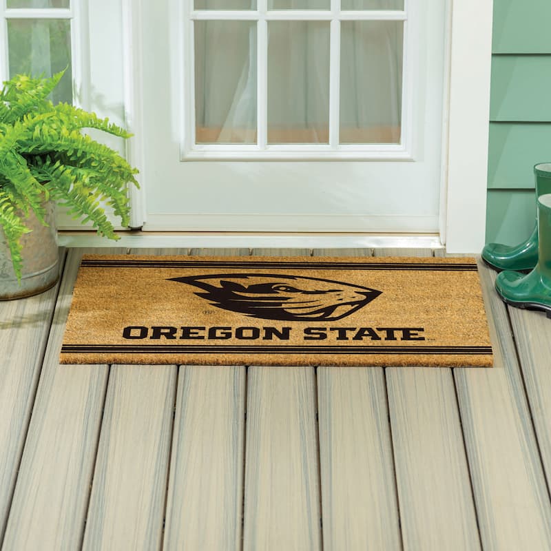 Oregon State University Monochrome Indoor/Outdoor Coir Door Mat