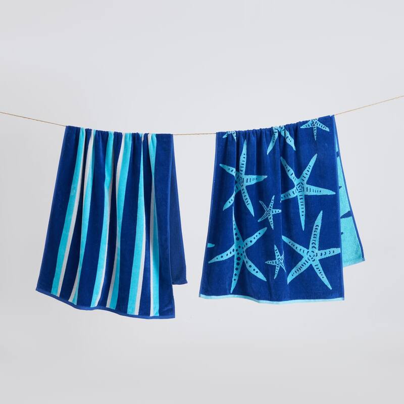 Luxurious Cotton Printed Beach Towel