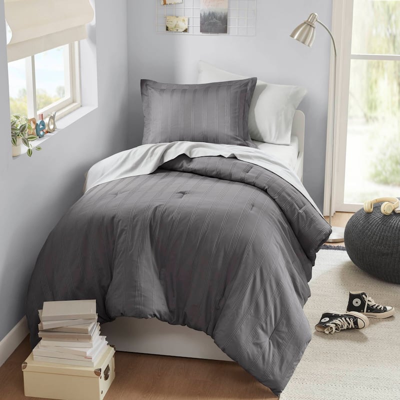 Chelsea Square Logan Woven Striped Comforter Set
