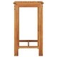 preview thumbnail 26 of 46, vidaXL 5 Piece Patio Bar Set Gray Solid Wood Acacia and Poly Rattan - 23.6" x 23.6" x 41.3"