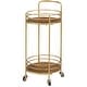 preview thumbnail 6 of 28, FirsTime & Co. Joliet Round Metal Bar Cart