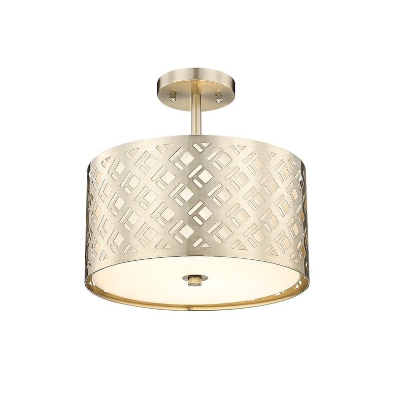 Millennium Lighting Gracelan 2 Light Semi-Flush Mount Ceiling Fixture