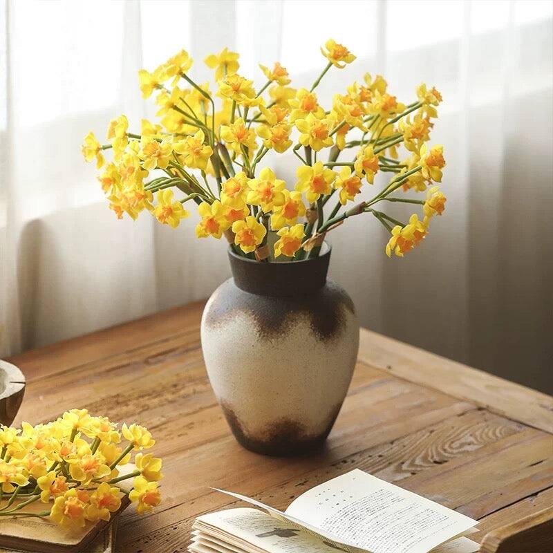 RusticReach Faux Daffodil Bundle 24" Tall