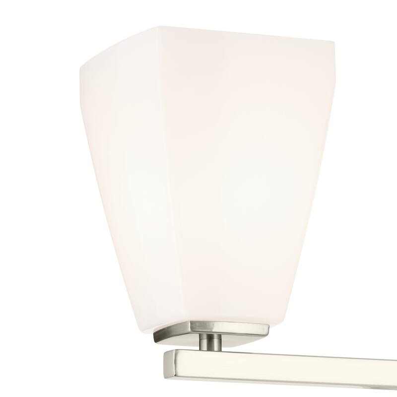 Kichler Lighting Marant 23.75" 3-Light Vanity Light with Opal Glass in Brushed Nickel