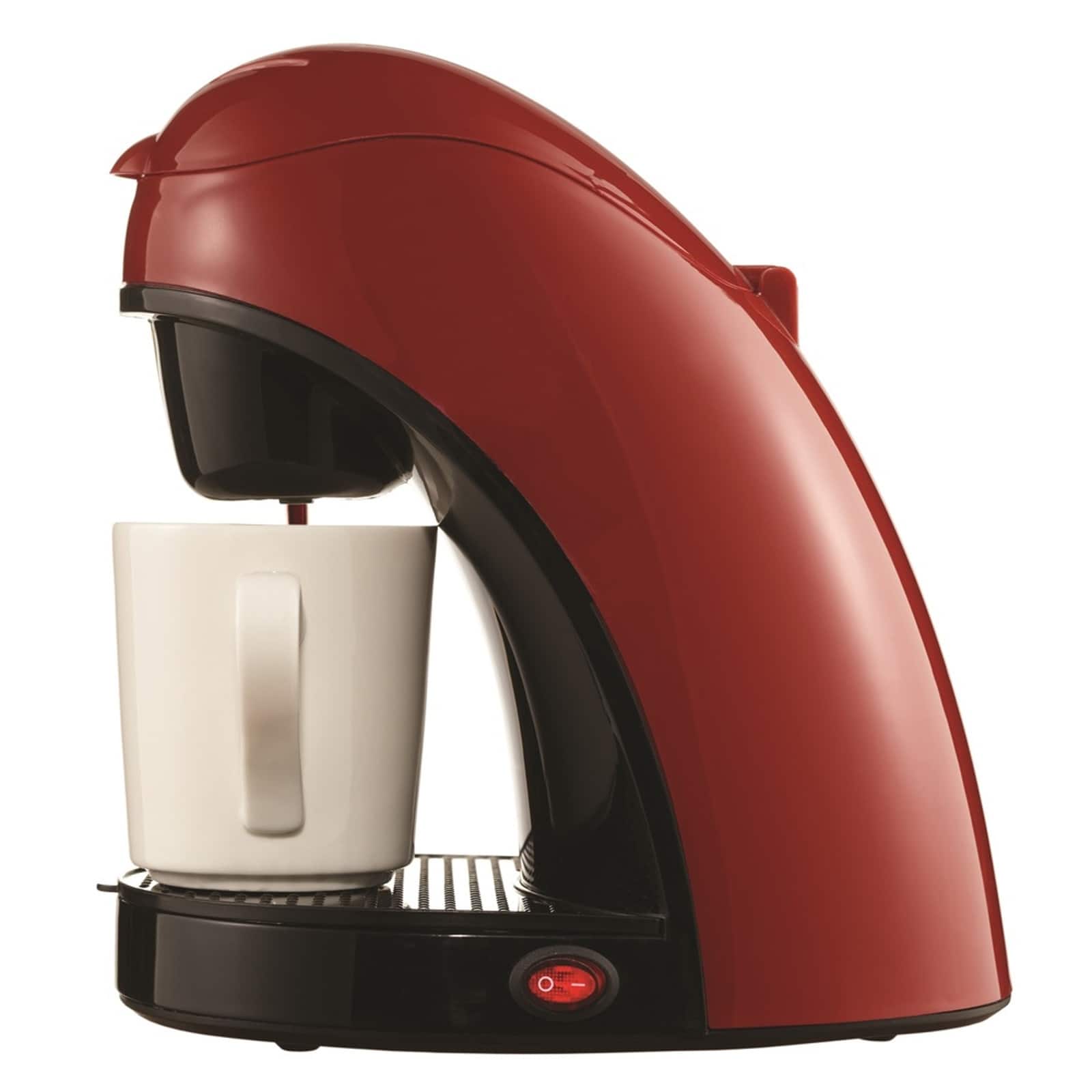 Single Cup Coffee Maker-Red - N/A