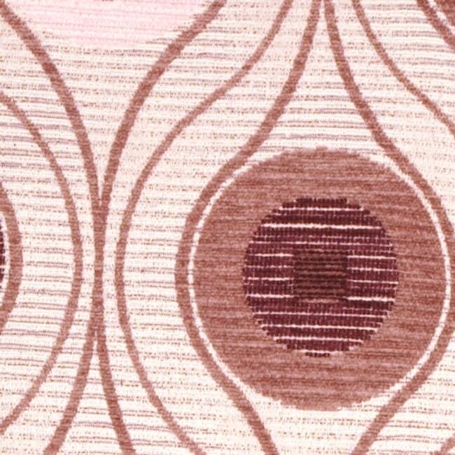 Pods Mauve Cotton 17x17 Throw Pillow with Polyfill Insert