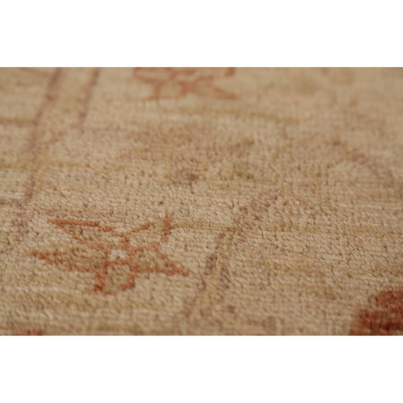 Peshawar Oriental Area Rug Hand-Knotted Wool Carpet - 6'0"x 9'2"