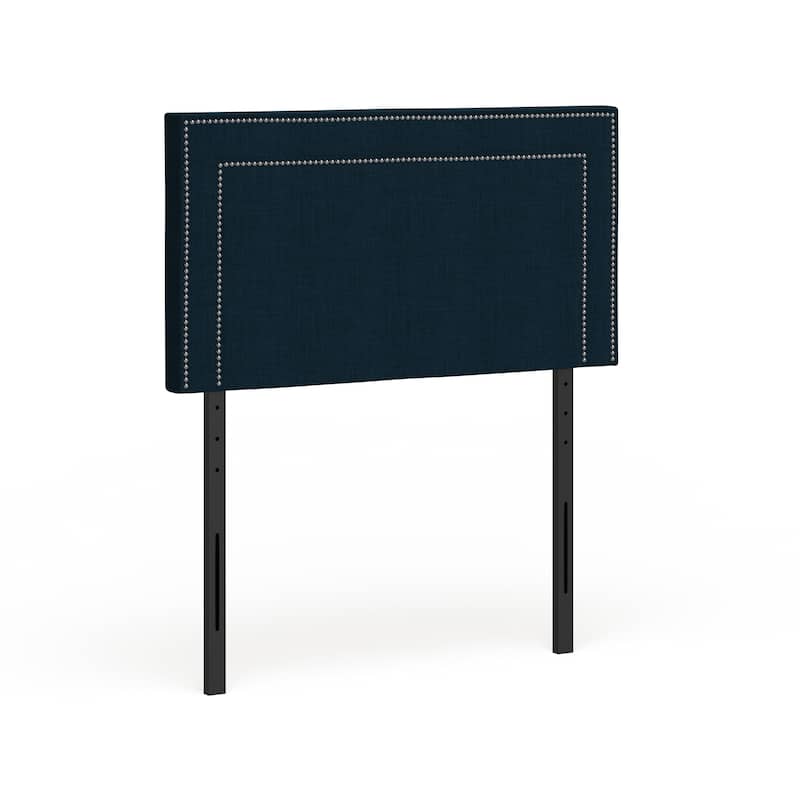 Jessamine Twin Azure Fabric Headboard - Twin