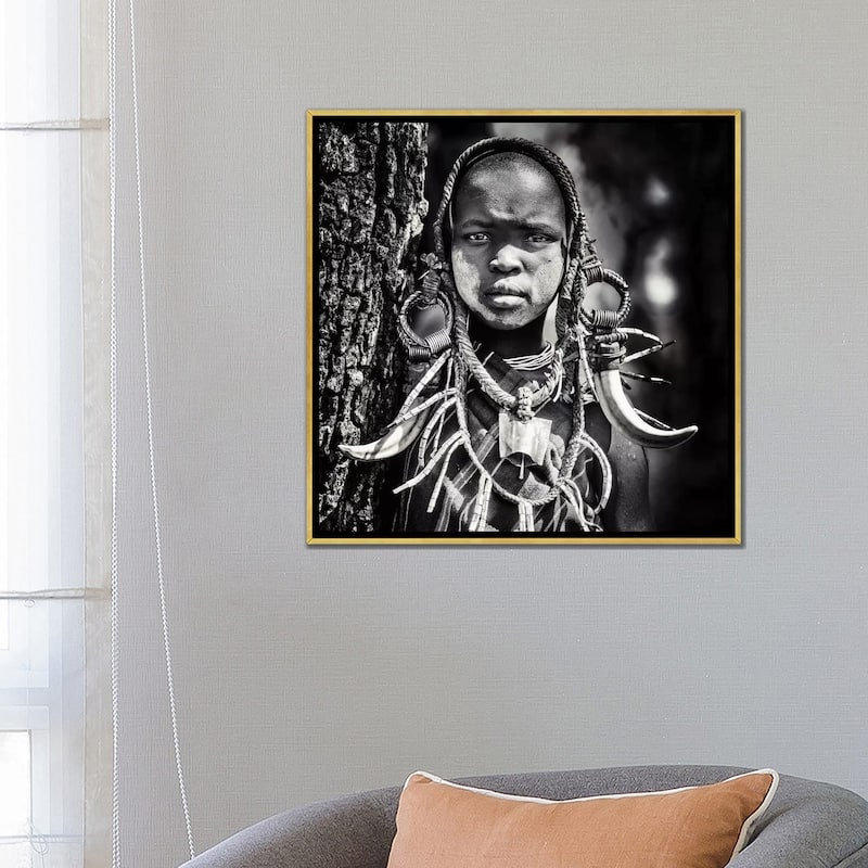iCanvas "Enigma" by Piet Flour Framed Canvas Print