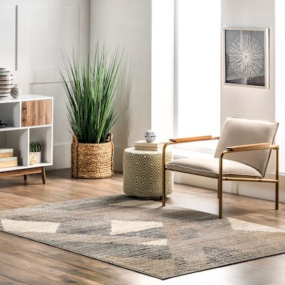 Nuloom Adrienne Durable Abstract Contemporary Area Rug