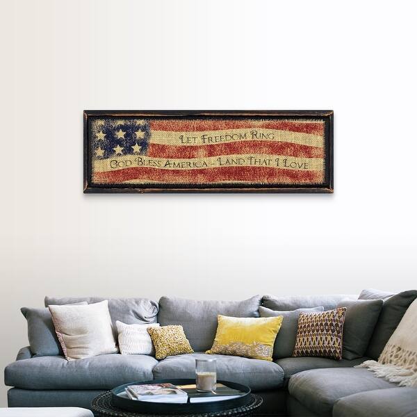 Shop God Bless America Canvas Wall Art Overstock 25500148