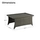 preview thumbnail 103 of 105, Murphy Outdoor Wicker Patio Outdoor Sofa Swivel Chair Coffee Table