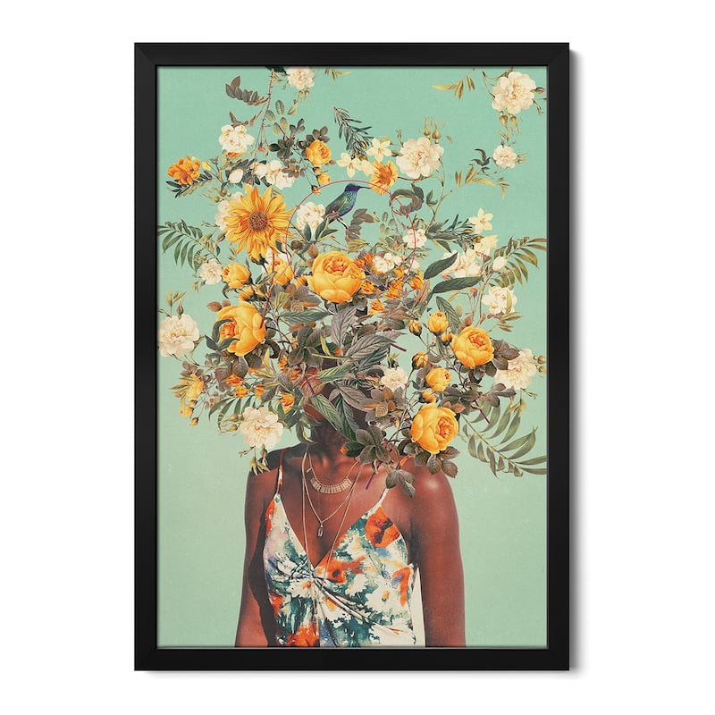You Loved me a Thousand Summers Ago Premium Framed Poster by Frank Moth - Black - 16x24x1