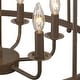 preview thumbnail 8 of 11, The Gray Barn Farmhouse 6-Light Rustic Drum Chandelier Island Light for Dining Room - W21.5"x H28"