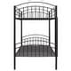 preview thumbnail 10 of 11, Twin Over Twin Metal Bunk Bed Ideal for Kids Rooms and Guest Spaces