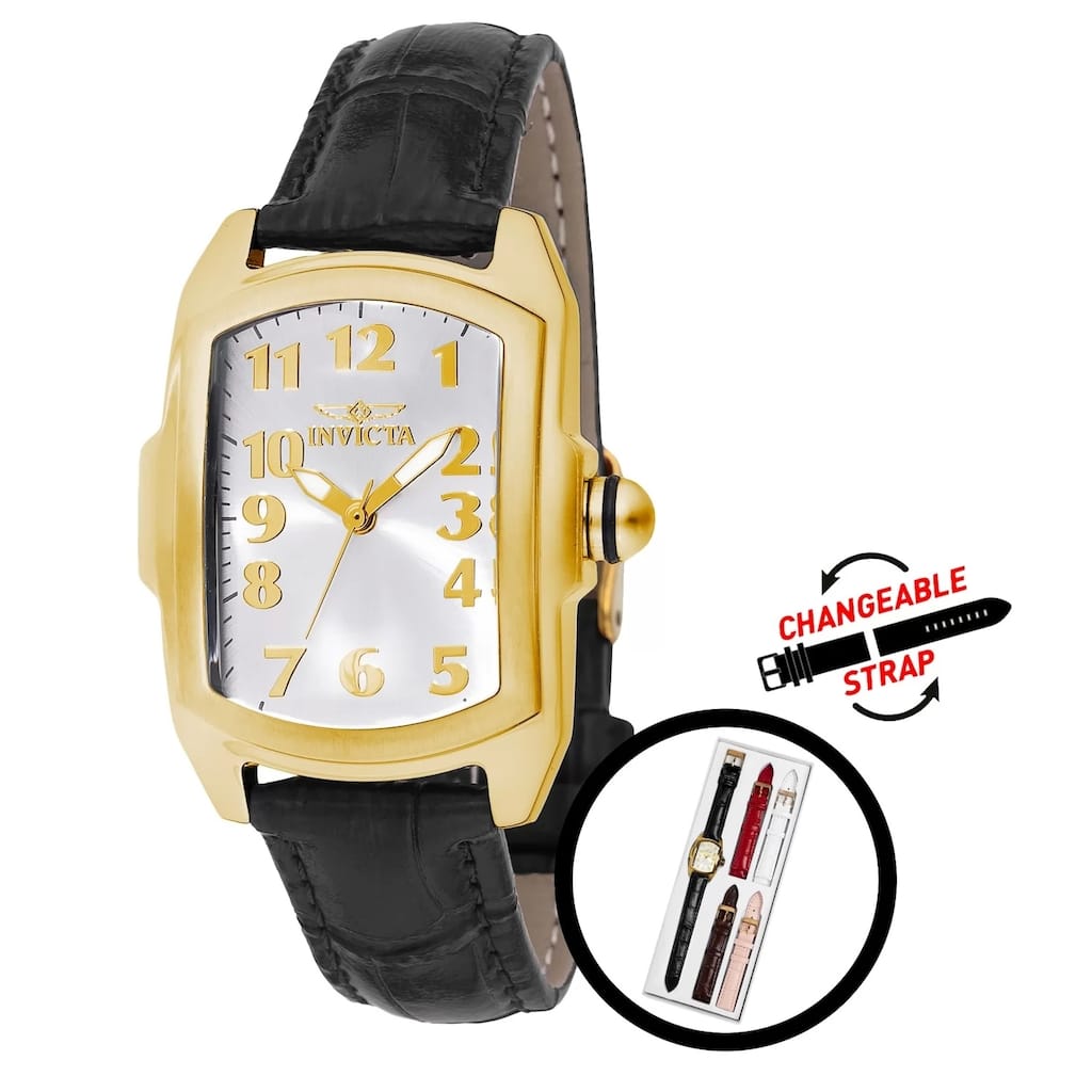 Invicta Men's 49816 Lupah Quartz PC21J Silver Dial Watch