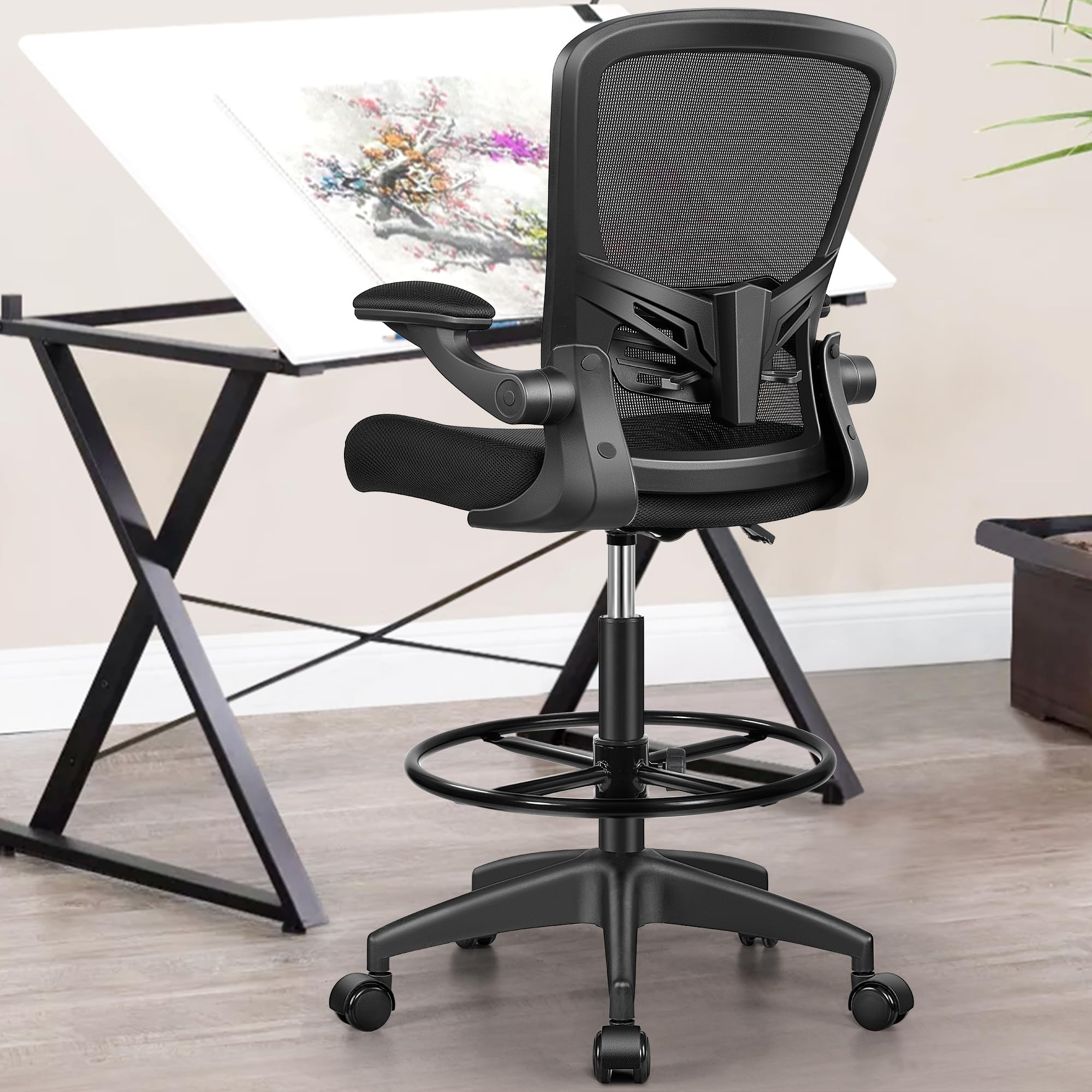 Folding best sale drafting chair