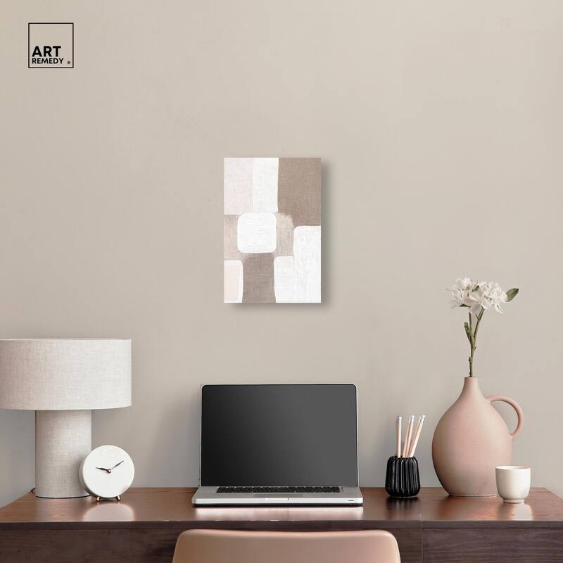 Stucco Squares I Canvas by Art Remedy, Gallery Wrapped