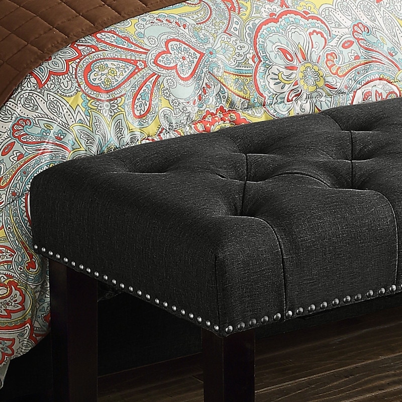 Almaraz upholstered bench deals