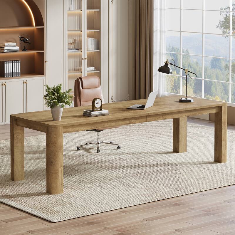 79 Inch Extra Long Desk, Two Person Computer Desk for Home Office