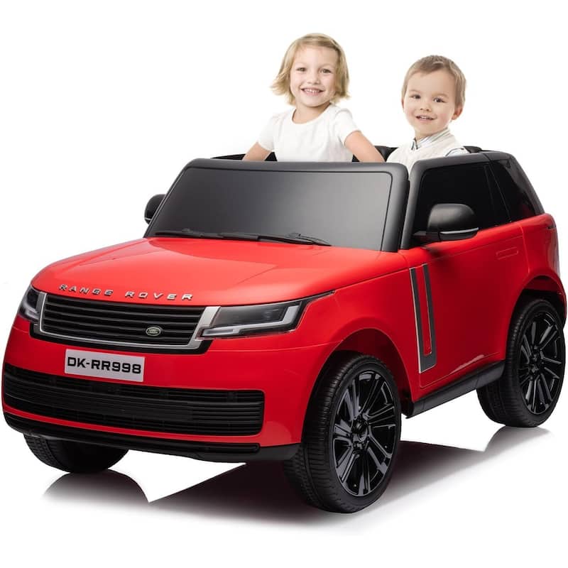 24V Officially Licensed Land Rover Ride On Car - Red