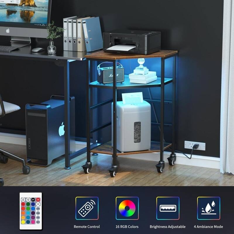 Corner Printer Stand Table