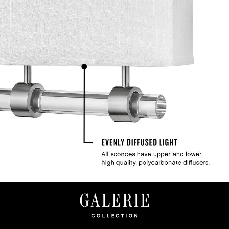 Hinkley Lighting 41301 Link 8" Wide Galerie Integrated LED Wall Sconce