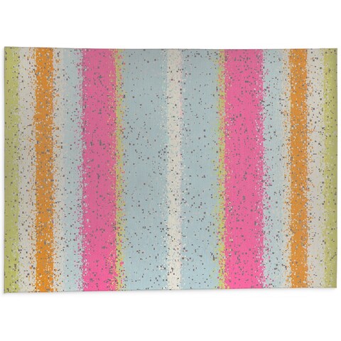 GLITCH PINK Bath Rug By Kavka Designs