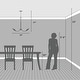 preview thumbnail 6 of 6, Hunter Juneway 10 Light Chandelier – Transitional, Modern/Contemporary – Dining Room, Living Room, Bedroom, Entry