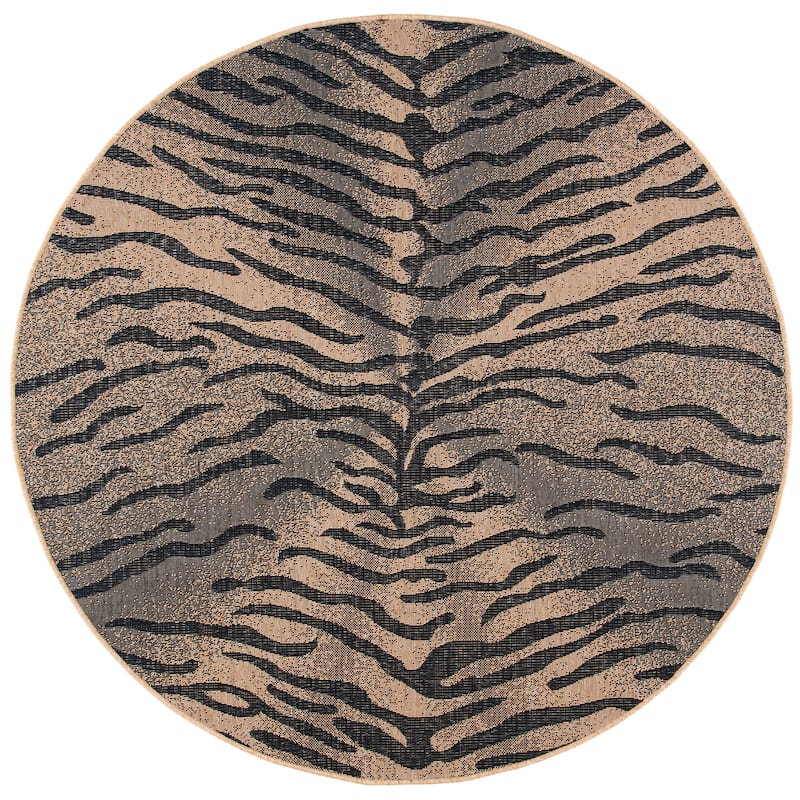 SAFAVIEH Courtyard Munawar Indoor/ Outdoor Waterproof Patio Backyard Rug
