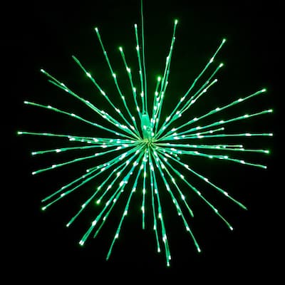 Christmas LED Spritzer Green 32 Inch