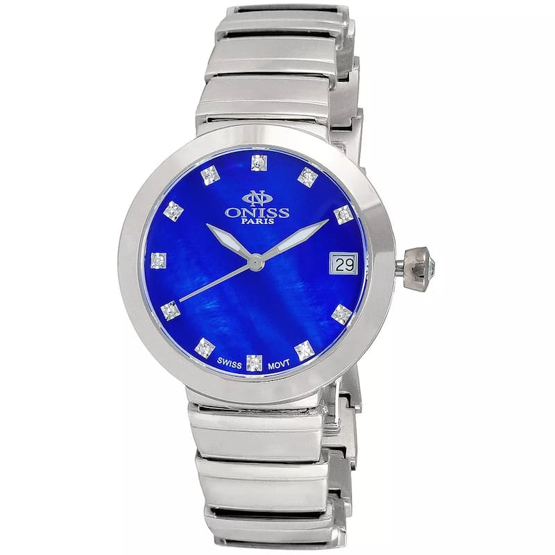 Oniss Women's Prima Blue Dial Watch - ON5559-40_IPBU - 6 (36)