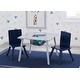 preview thumbnail 1 of 8, Kids Table and Chair Set with Storage (2 Chairs Included)