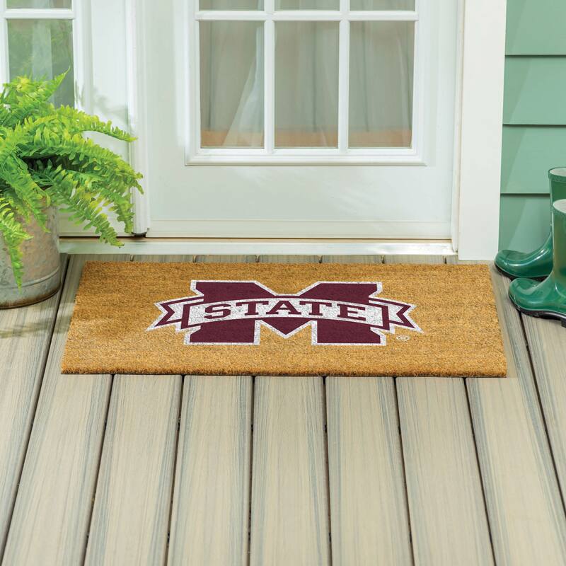 Mississippi State University Full Color Indoor/Outdoor Coir Mat