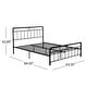 preview thumbnail 9 of 7, Mowry Industrial Queen Bed Frame by Christopher Knight Home