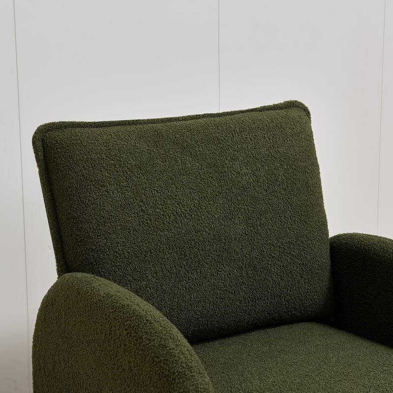 28.35" Upholstered Arm Chair with Ergonomic Design